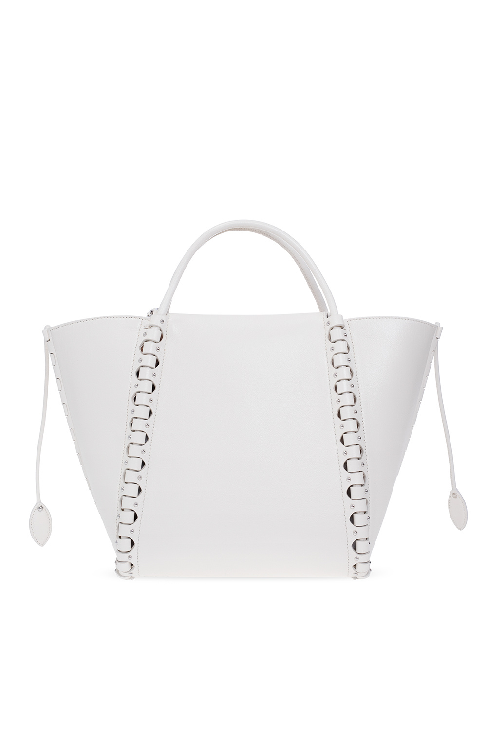 ◆2000Archives◆ DESIRE SHOPPER BAG WHITE 2A25D2BG01WH Hinge Small' shopper bag Alaia - SchaferandweinerShops Palau